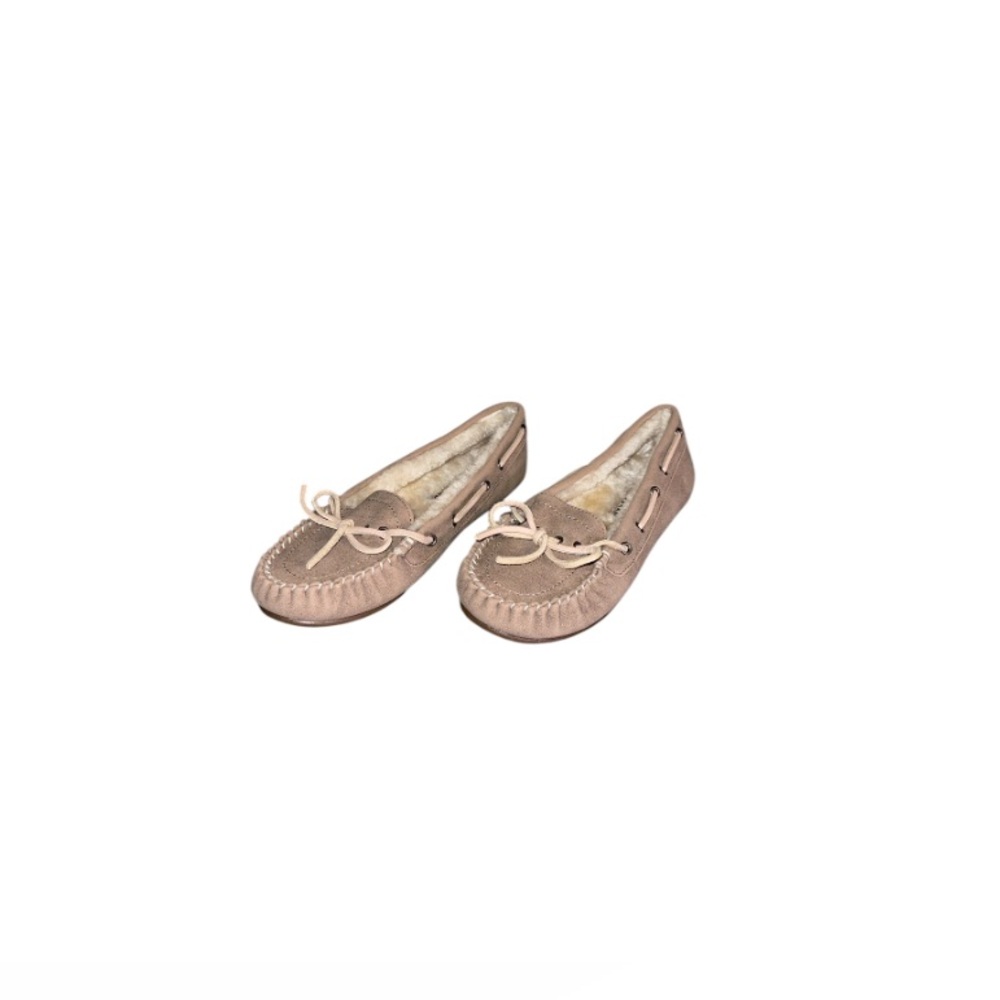 🆕 Lucky Brand Tan Suede Moccasins - Girl’s Size 3